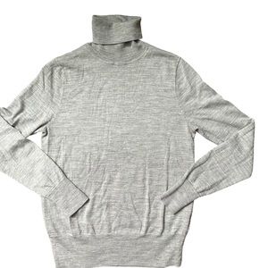 J. CREW MERINO BLEND TURTLENECK SWEATER